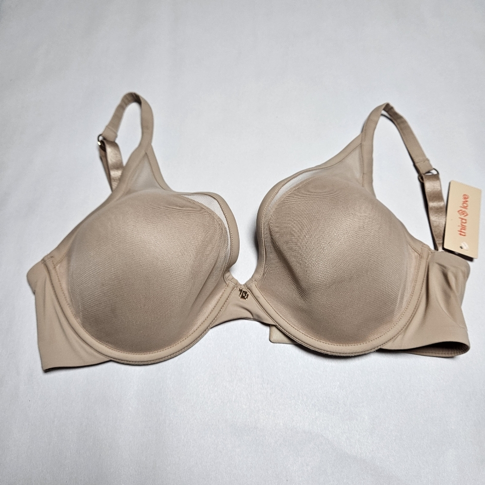 NWT Thirdlove 24/7 Classic Uplift Plunge Bra 34E